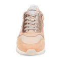 Geox Tabelya Leren Dames Perzikkleurige Sneakers