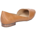 Hush Puppies Marley Ballerina Leren Dames Tan Flats