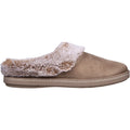 Skechers Cozy Campfire Lovely Life Polyester Dames Taupe Pantoffels.