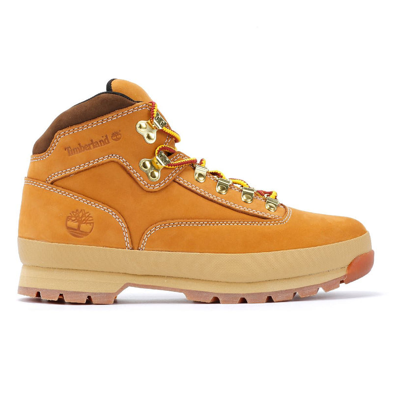 Timberland Euro Hiker Mid Lace Leren Bruine Herenlaarzen