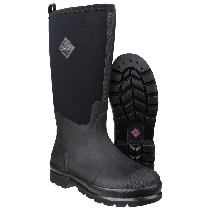 Muck Boots Chore Classic Tall Rubberen Zwarte Regenlaarzen