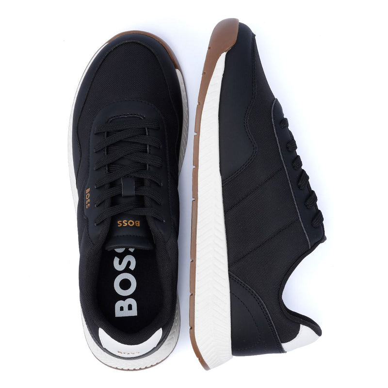 Boss Titanium Heren Zwarte Sneakers