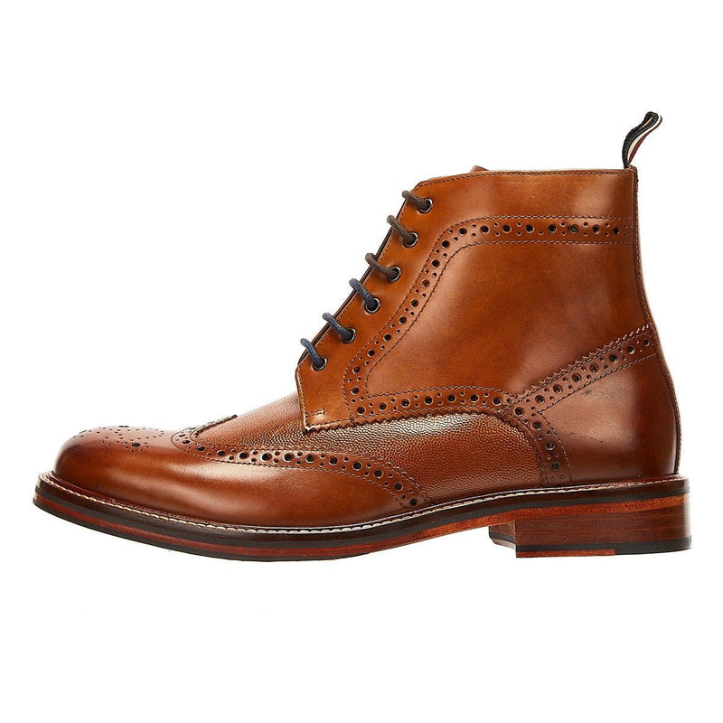 Ben Sherman Alfred Brogue Leren Bruine Herenlaarzen