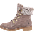 Hush Puppies Florence Leren Damesschoenen In Taupekleurige Boots