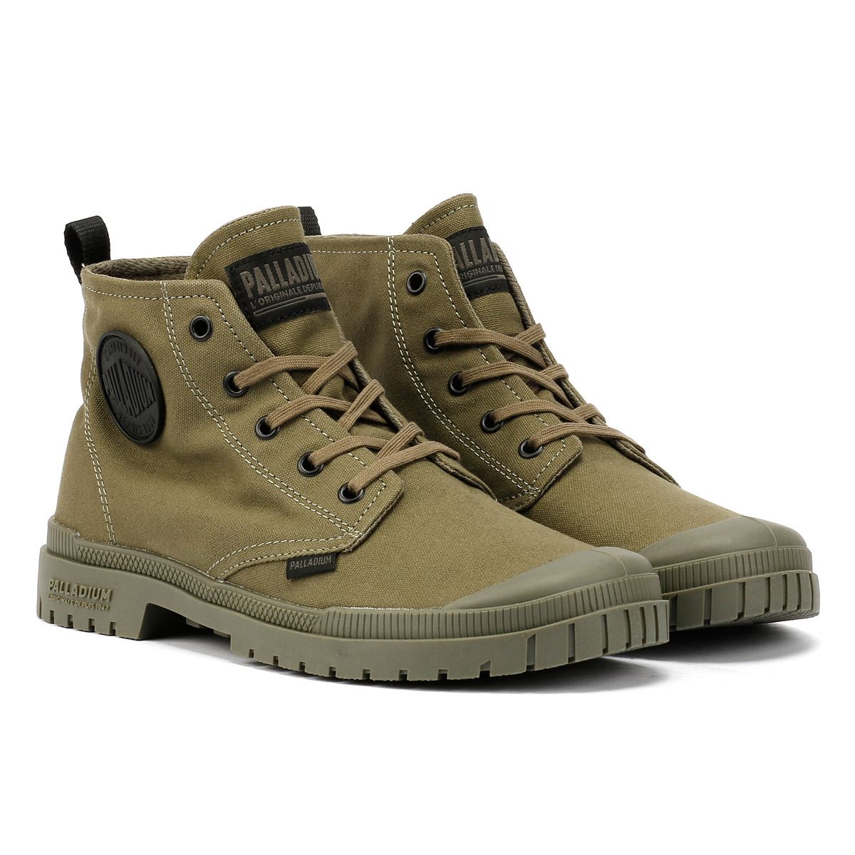 Palladium SP20 Hi CVS Canvas Groene Laarzen