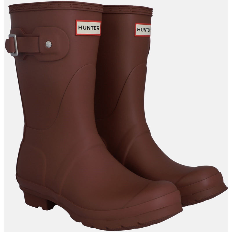 Hunter Original Short Wellington Boots Rubberen Dames Wellington Laarzen In Gedempte Bessen