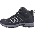 Cotswold Abbeydale Mid Heren Zwart/Grijze Wandelschoenen