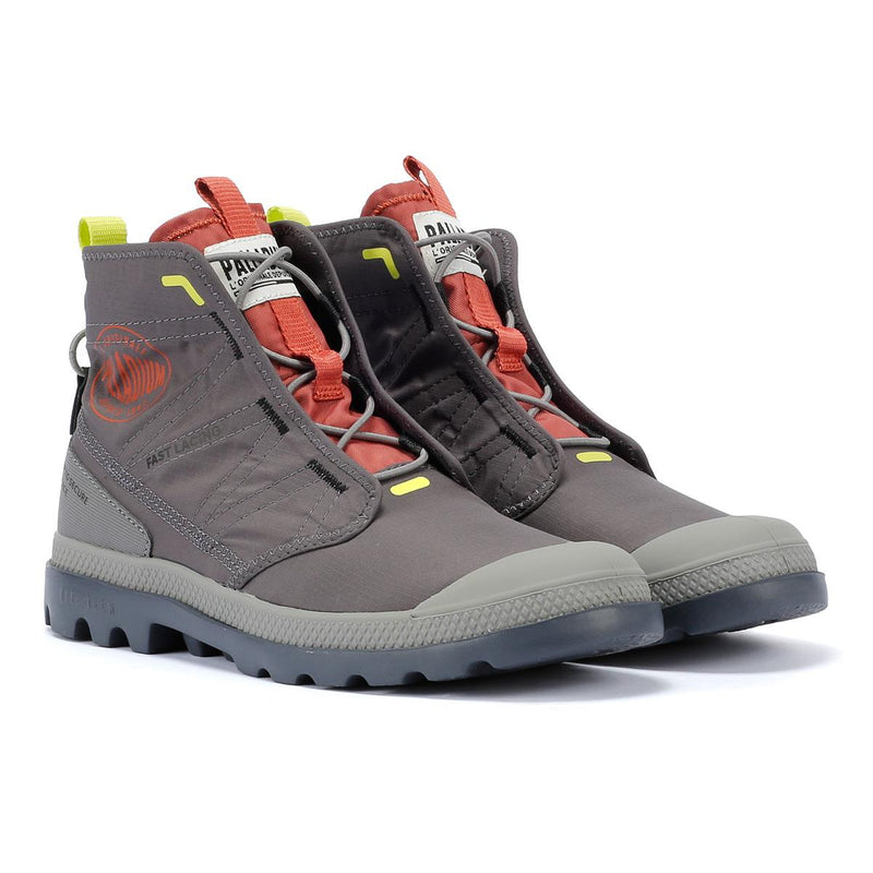 Palladium Pampa Travel Lite Heren Asfalt Nylon Laarzen