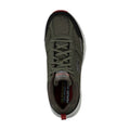 Skechers Oak Canyon Verketta Leren Heren Sneakers In Olijf/Zwart