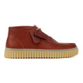 Clarks Main Torhill Hi Leren Heren Bruine Laarzen