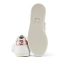 Veja Esplar Dames Sneakers Van Leer In Wit/Parelmoer