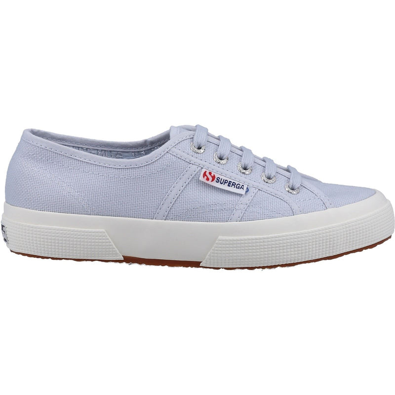 Superga 2750 Cotu Classic 100% Katoenen Grijze Lila Sneakers Voor Dames