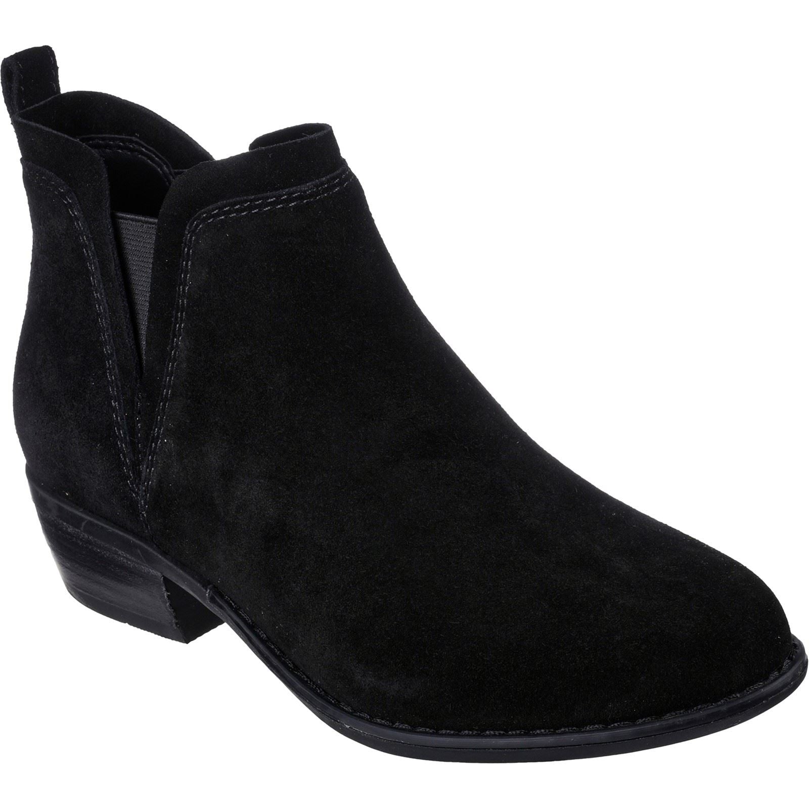 Skechers Texas Rodeo Night Leren Dames Zwarte Laarzen