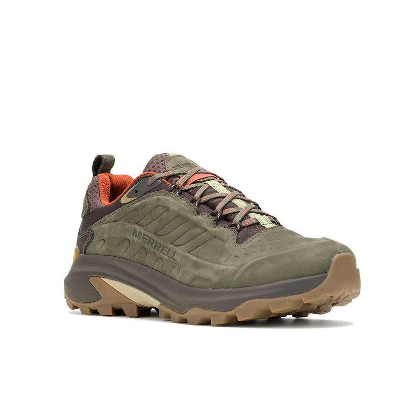 Merrell Moab Speed 2 Leren Groene Herensneakers