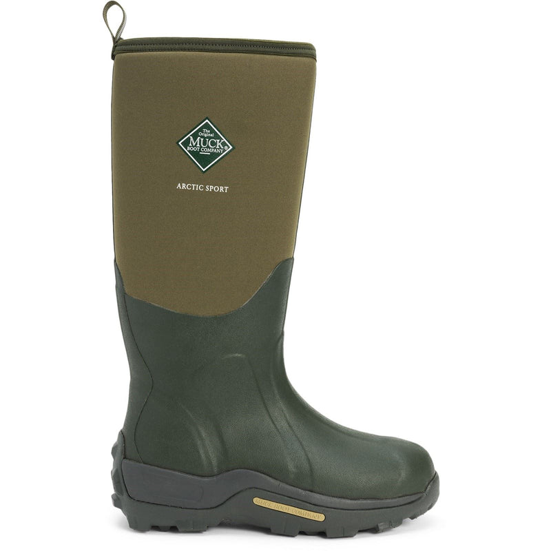 Muck Boots Arctic Sport Rubberen Mosgroene Regenlaarzen