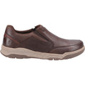 Hush Puppies Fletcher Leren Heren Koffie Loafers