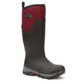 Muck Boots Arctic Ice Tall Rubber Zwarte/Mahonie Regenlaarzen