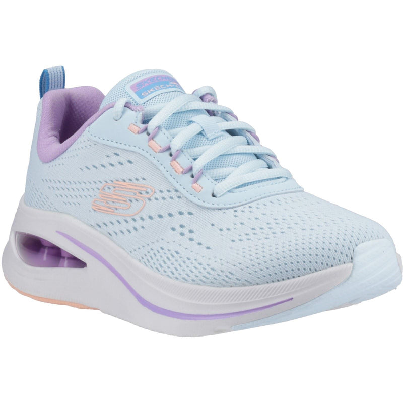 Skechers Skech-Air Meta - Aired Out Textiel Dames Lichtblauwe/Multikleurige Sneakers