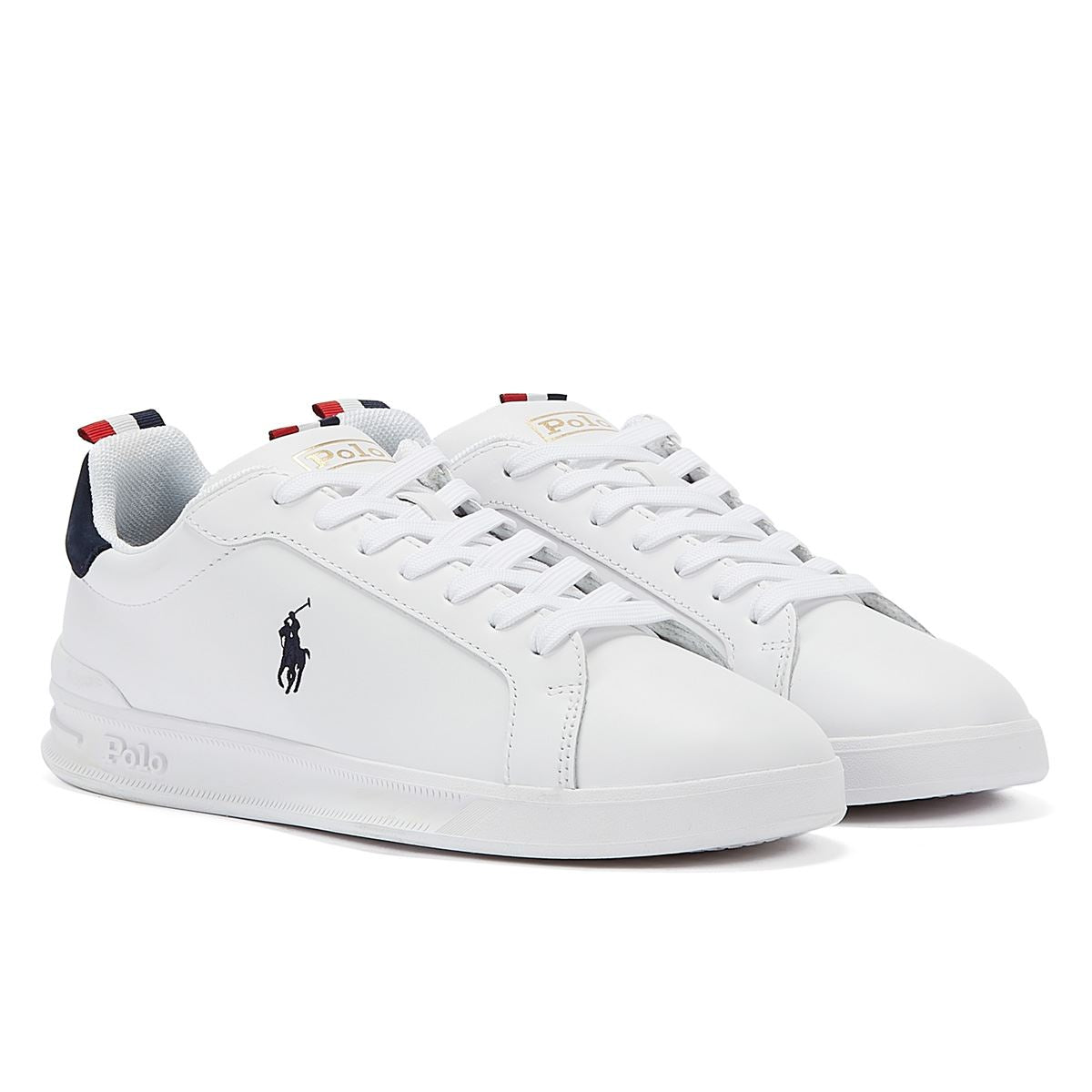 Ralph Lauren Hrt Ct Ii Sneakers Lage Witte Trainers