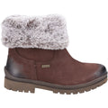 Hush Puppies Alice Bruine Leren Dameslaarzen