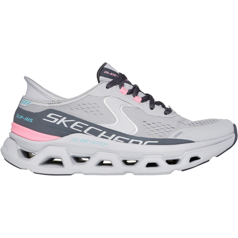 Skechers Glide-Step Altus Synthetische Damessneakers In Grijs/Roze