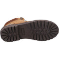 Hush Puppies Annay Leren Damesschoenen In Camelkleur