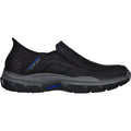 Skechers Respected Elgin Leren Zwarte Mocassins Voor Heren