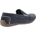 Hush Puppies Roscoe Leren Heren Marineblauwe Bootschoenen