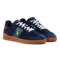 Ralph Lauren Heritage Area Blauwe Suède Herensneakers