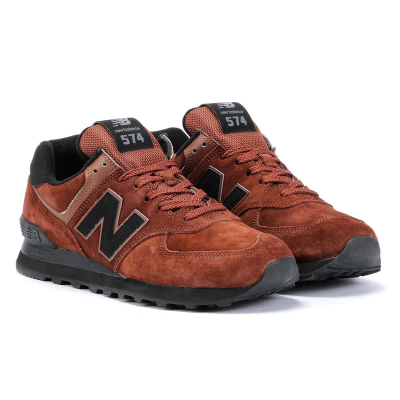 New Balance 574 Suède Bruine Sneakers