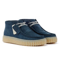 Clarks Main Torhill Hi Suede Heren Blauwe Laarzen