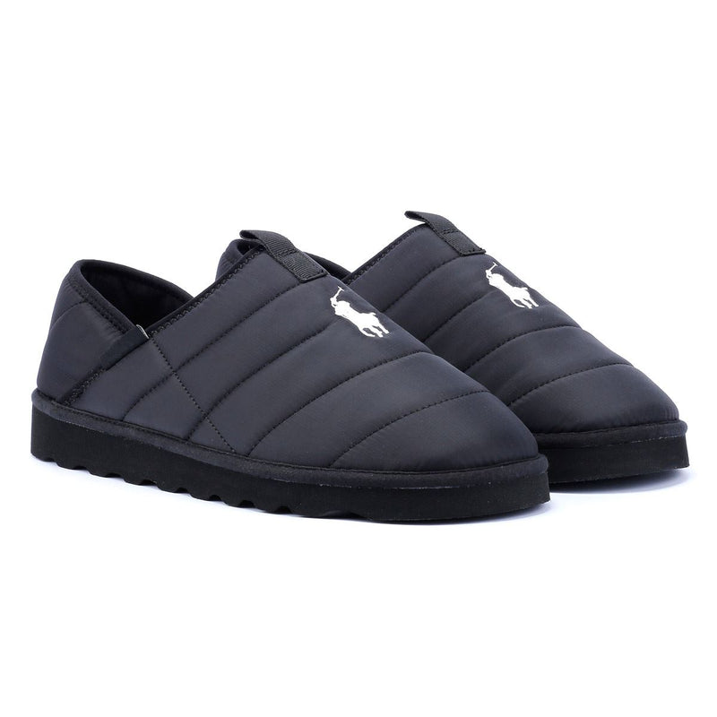 Ralph Lauren Everrett Heren Zwarte Pantoffels