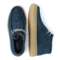 Clarks Main Torhill Hi Suede Heren Blauwe Laarzen