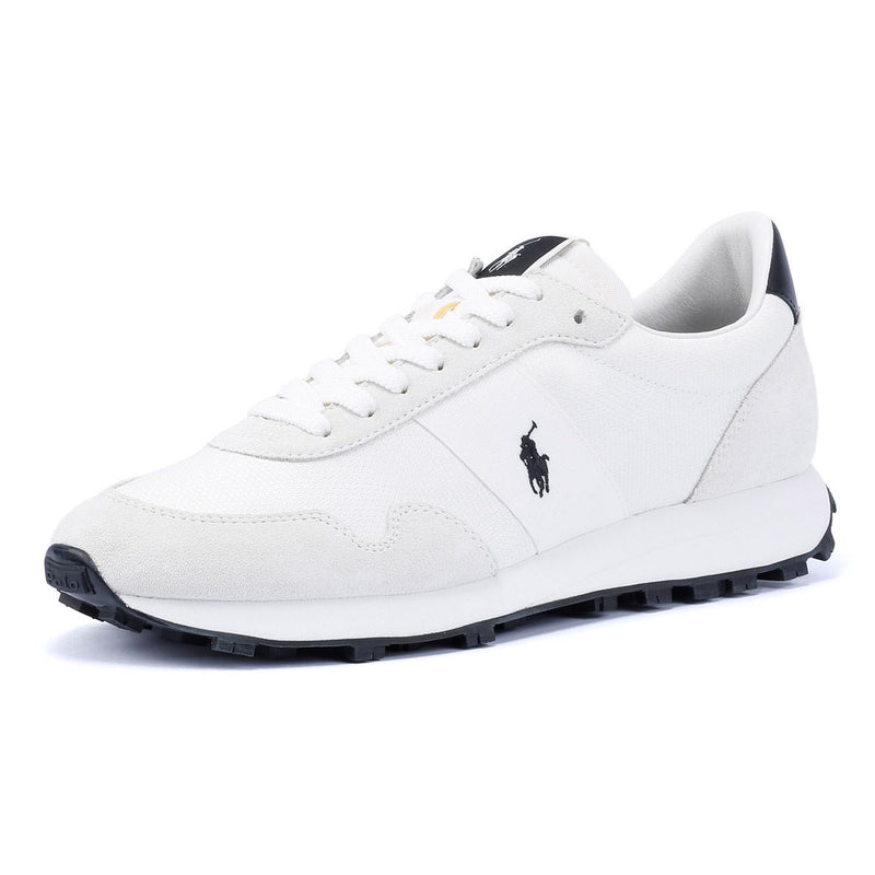 Ralph Lauren Trail 125 Leren Witte Herensneakers