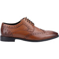 Hush Puppies Elliot Leren Heren Tan Brogues Schoenen