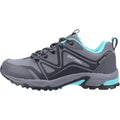 Cotswold Abbeydale Low Dames Wandelschoenen Grijs/Zwart/Aqua