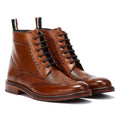 Ben Sherman Alfred Brogue Leren Bruine Herenlaarzen