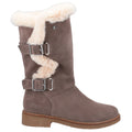 Hush Puppies Megan Suede Grijze Laarzen Voor Dames