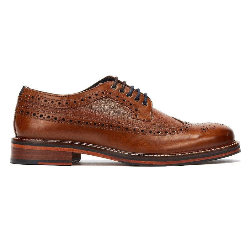 Ben Sherman Archie Brogue Bruine Leren Veterschoenen Voor Heren