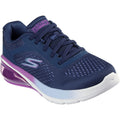 Skechers Go Walk Air 3.0 Dames Marineblauwe/Paarse Sneakers