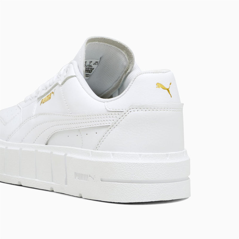 Puma Cali Court Leren Witte Sneakers Voor Dames