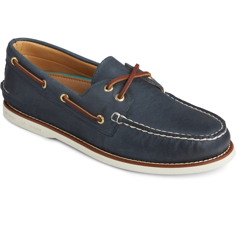 Sperry Gold Cup Authentic Original Leren Heren Marineblauwe Bootschoenen