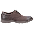 Hush Puppies Trevor Bruine Leren Veterschoenen Voor Heren