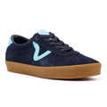 Vans Sport Low Dames Blauw/Gummi Suède Sneakers