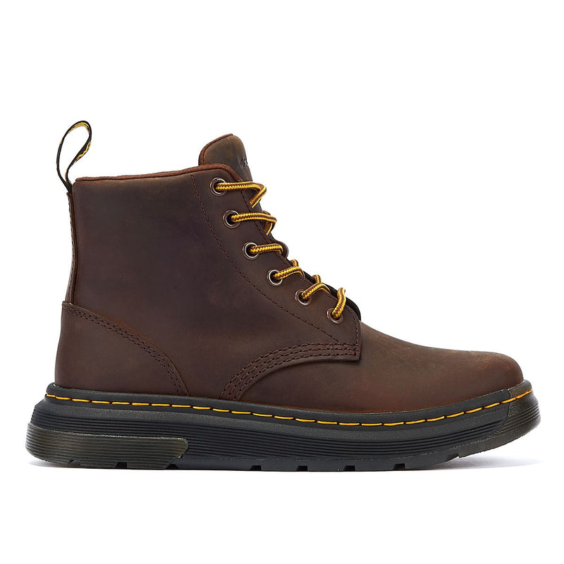 Dr. Martens Crewson Chukka Crazy Horse Donkerbruine Laarzen