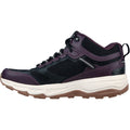 Skechers Go Run Trail Altitude Leren Damessneakers In Het Zwart/Paars.