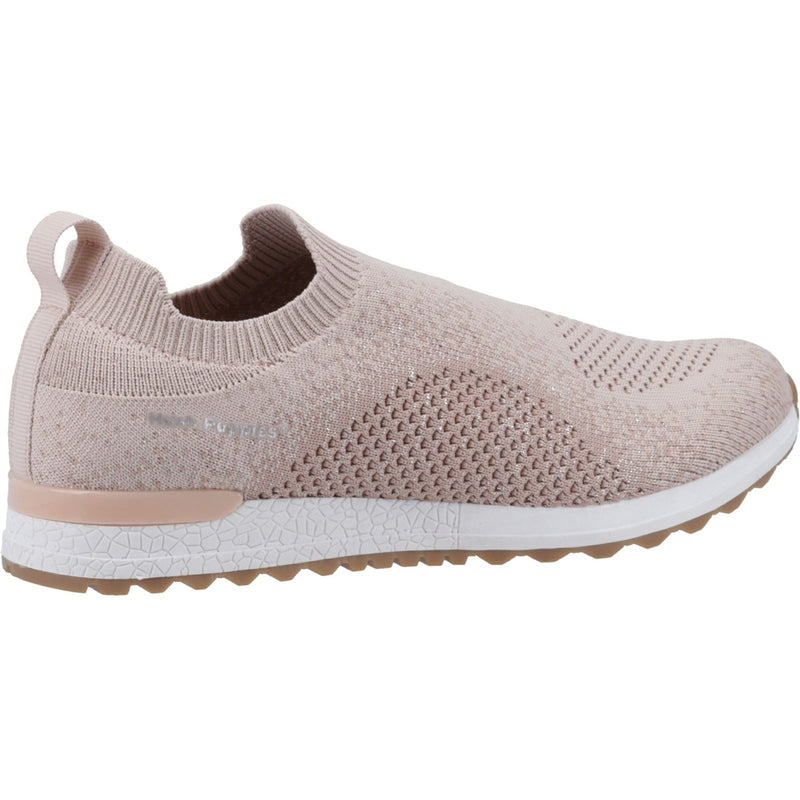 Hush Puppies Ennis Stoffen Damessneakers In Blushkleur