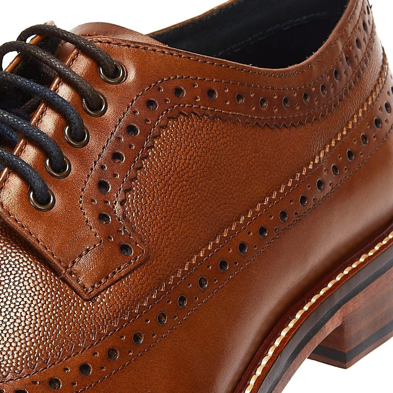 Ben Sherman Archie Brogue Bruine Leren Veterschoenen Voor Heren