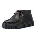 Clarks Main Torhill Hi Leren Heren Zwarte Laarzen