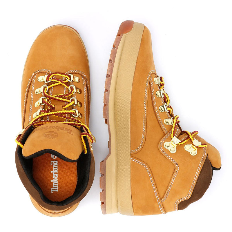 Timberland Euro Hiker Mid Lace Leren Bruine Herenlaarzen